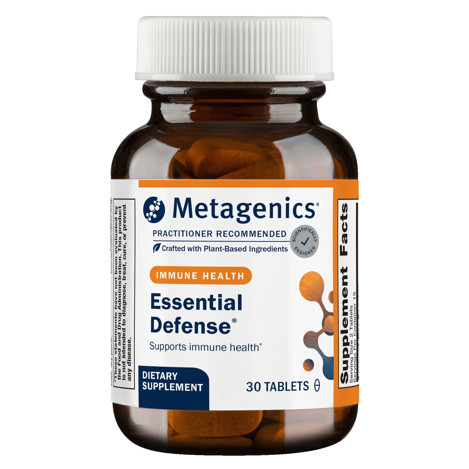 Metagenics, Essential Defense, 30 Tablets UPC 755571201058 | HiLife Vitamins